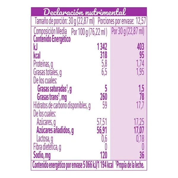 Leche Condensada Deslactosada