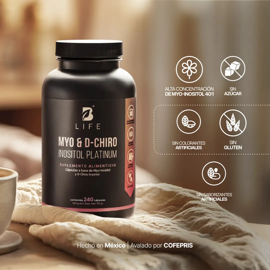 Myo & D-Chiro Inositol Platinum 120 Cápsulas
