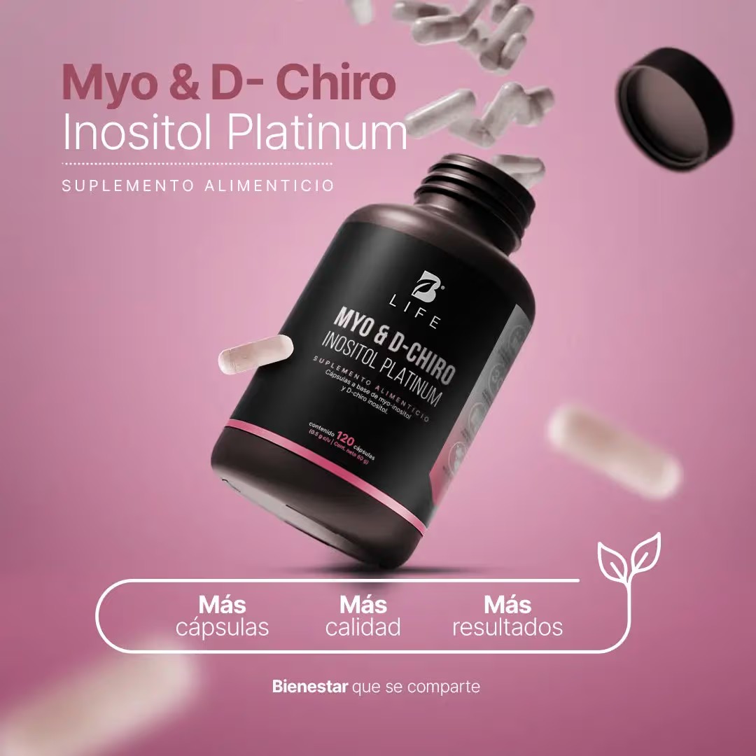 Myo & D-Chiro Inositol Platinum 120 Cápsulas