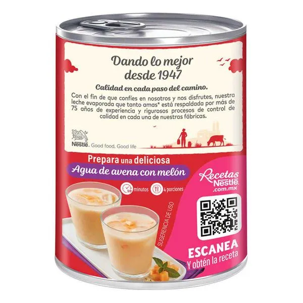 Leche Evaporada Deslactosada